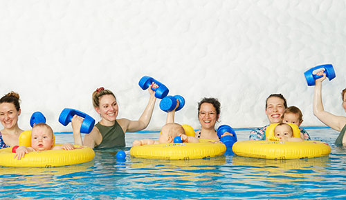 Aquafitness mit Baby